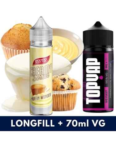 Aroma Muffin Wonder 10ml/60 (Longfill) Dexter's Juice Lab + 70ml VG Fast