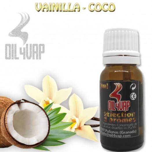 Aroma Oil4Vap BAINILHA e COCO 10ML - Aroma