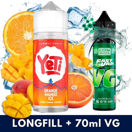 Aroma Orange Mango Ice 10ml/120 (Longfill) Yeti + VG FAST 70ML