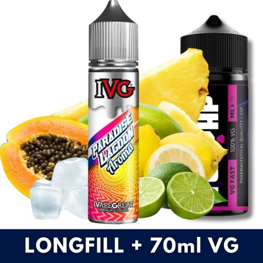 Aroma Paradise Lagoon 10ml/60 (Longfill) IVG + 70ml VG Fast