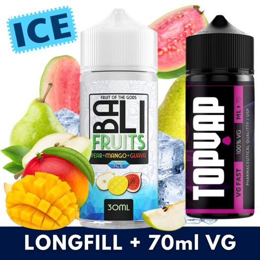 Aroma Pear Mango Guava ICE 30ml/120 (Longfill) Kings Crest + 70ml VG Fast