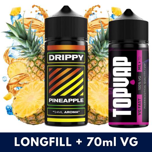 Aroma Pineapple 24ml/120 (Longfill) Drippy + 70ml VG Fast Aroma Pineapple 24ml/120 (Longfill) Drippy + 70ml VG Fast