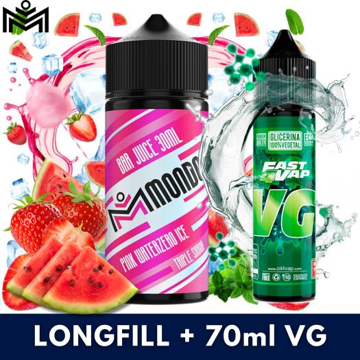 Aroma Pink Waterzero Ice 30ml (Longfill) Mondo + VG FAST 70ML Aroma Pink Waterzero Ice 30ml (Longfill) Mondo + VG FAST 70ML