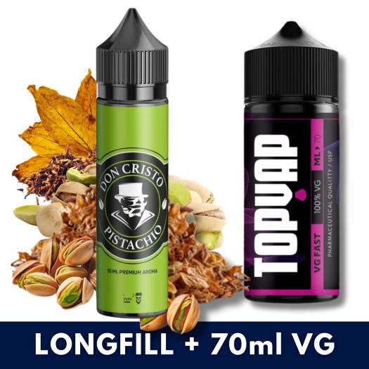 Aroma PISTACHIO 10ml/60 (Longfill) Don Cristo + 70ml VG Fast Aroma PISTACHIO 10ml/60 (Longfill) Don Cristo + 70ml VG Fast