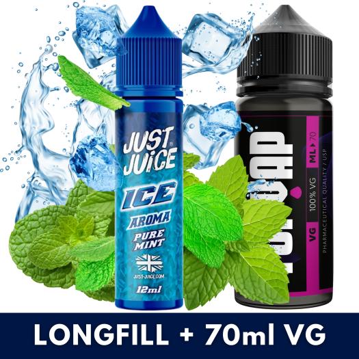 Aroma Pure Mint Just Juice 12ml/60 (Longfill) + 70ml VG