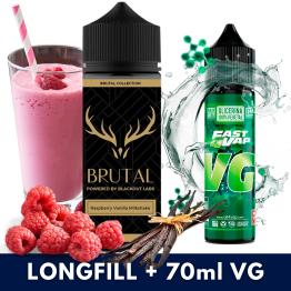 Aroma Raspberry Vanilla Milkshake 24ml/120 (Longfill) Blackout + VG FAST 70ML