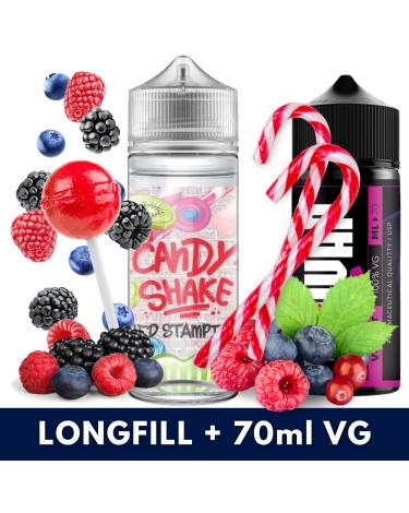 Aroma RED STAMPIDO 30ml/120 (Longfill) Candy Shake + 70ml VG Fast