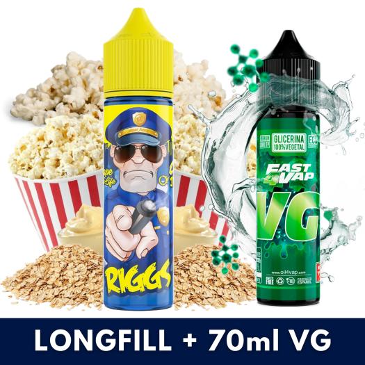 Aroma Riggs 10ml/60 (Longfill) - Cop Juice + VG FAST 70ML