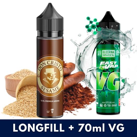 Aroma Sesame 10ml/60 (Longfill) Don Cristo + 70ml VG Fast
