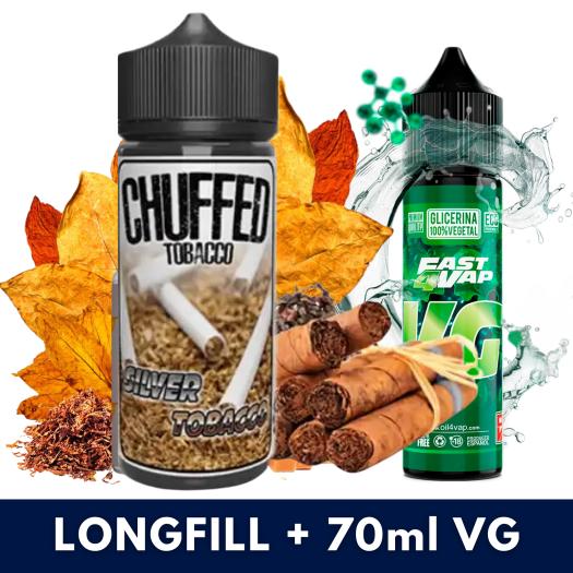 Aroma Silver Tobacco 24ml (Longfill) - Chuffed + VG FAST 70ML