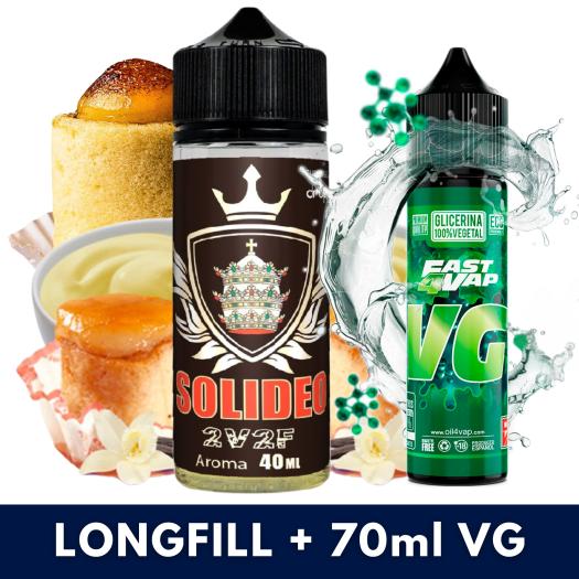 Aroma Solideo 40ml/120 (Longfill) 2V2F + VG FAST 70ML Aroma Solideo 40ml/120 (Longfill) 2V2F + VG FAST 70ML