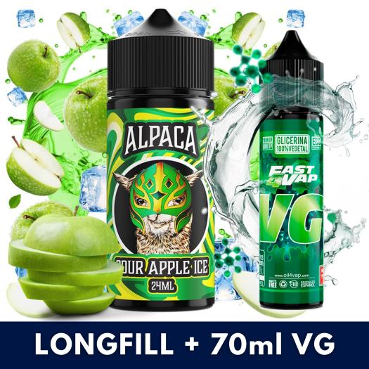 Aroma Sour Apple Ice 24ml/120 (Longfill) Alpaca + VG FAST 70ML