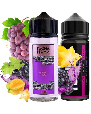 Aroma Starfruit Grape 30ml/120 (Longfill) Pachamama + 70ml VG
