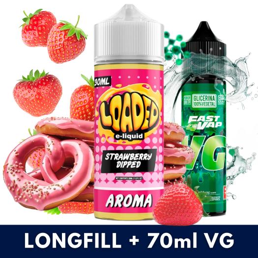 Aroma Strawberry Dipped 30ml/120 (Longfill) Loaded + VG Fast 70ML