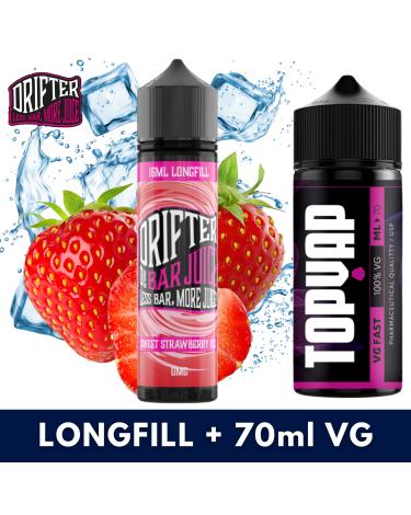 Aroma STRAWBERRY ICE 16ml/60 (Longfill) Drifter + 70ml VG Fast