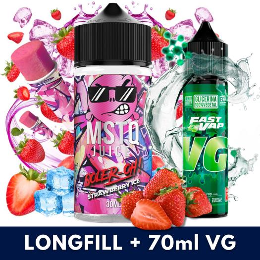 Aroma Soler-Oh Strawberry Ice 30ml/120 (Longfill) MSTQ + VG FAST 70ML