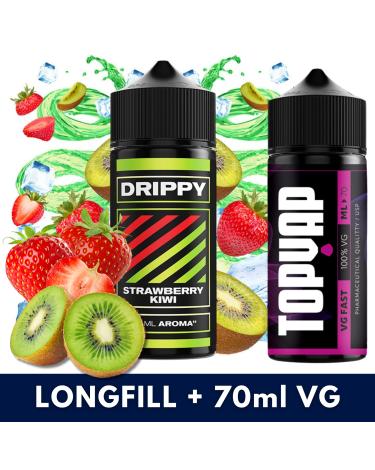 Aroma Strawberry Kiwi 24ml (Longfill) Drippy + 70ml VG Fast