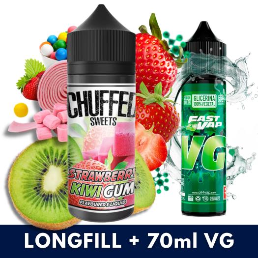 Aroma Strawberry Kiwi Gum 24ml (Longfill) - Chuffed + VG FAST 70ML Aroma Strawberry Kiwi Gum 24ml (Longfill) - Chuffed + VG FAST 70ML