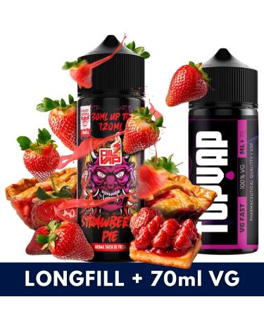 Aroma Strawberry Pie 30ml/120 (Longfill) Kabuki + 70ml VG Fast