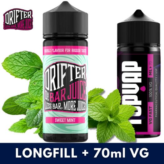Aroma Sweet Mint 24ml/120 (Longfill) Drifter + 70ml VG Fast
