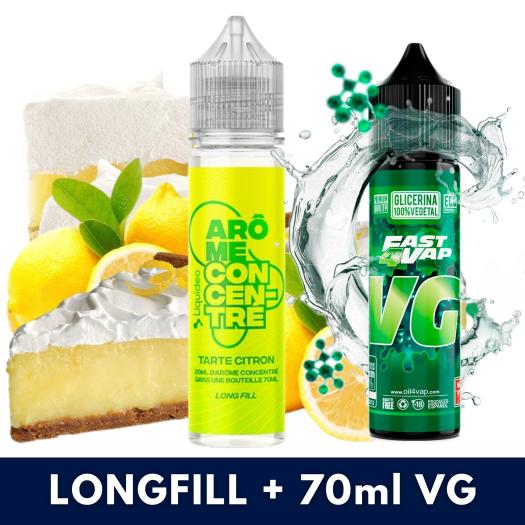 Aroma Tarte Citron 20ml/70 (Longfill) Liquideo + VG FAST 70ML Aroma Tarte Citron 20ml/70 (Longfill) Liquideo + VG FAST 70ML