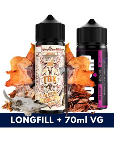 Aroma TBK 12ml/120 (Longfill) Pure Tobacco + 70ml VG Fast