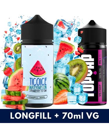 Aroma TICO ICE 20ml/120 (Longfill) Daruma + 70ml VG Fast