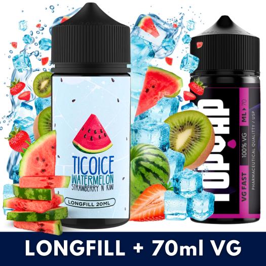 Aroma TICO ICE 20ml/120 (Longfill) Daruma + 70ml VG Fast