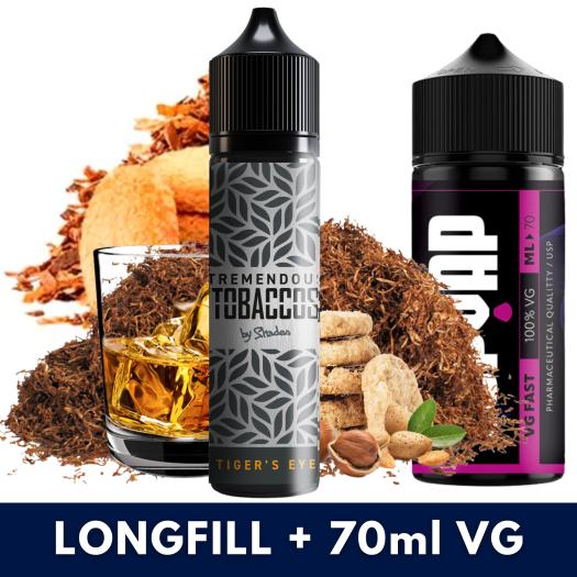 Aroma Tiger´s Eye 10ml/60 (Longfill) Tremendous Tobacco + 70ml VG Fast