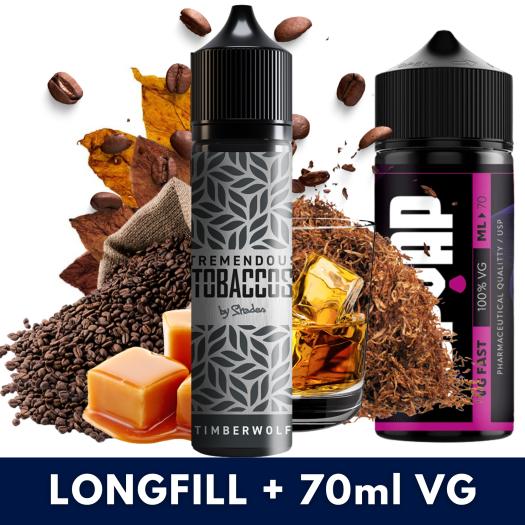 Aroma Timberwolf 10ml/60 (Longfill) Tremendous Tobacco + 70ml VG Fast