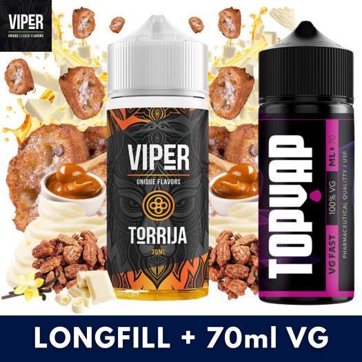 Aroma Torrija 30ml (Longfill) Viper + 70ml VG Fast
