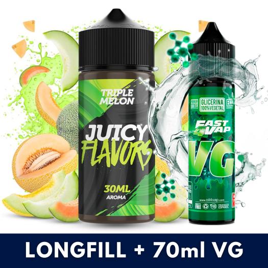 Aroma Triple Melon 30ml/120 (Longfill) Juicy + VG FAST 70ML