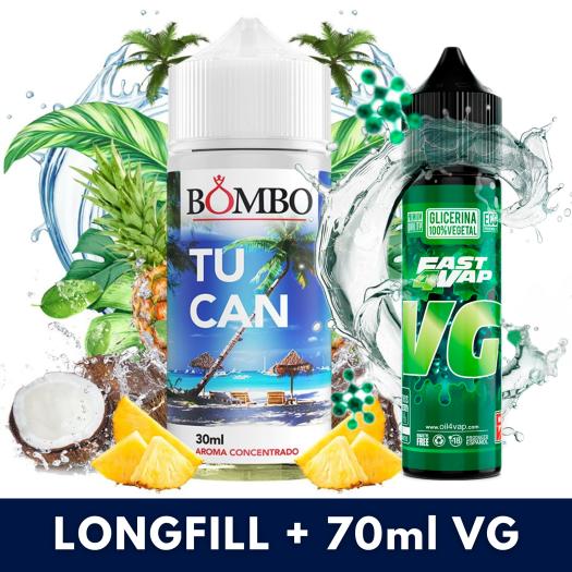 Aroma Tucan 30ml/120 (Longfill) Bombo + VG FAST 70ML