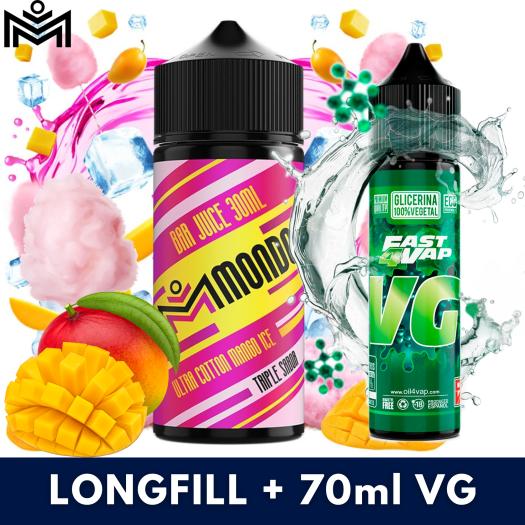 Aroma Ultra Cotton Mango Ice 30ml (Longfill) Mondo + VG FAST 70ML Aroma Ultra Cotton Mango Ice 30ml (Longfill) Mondo + VG FAST 70ML