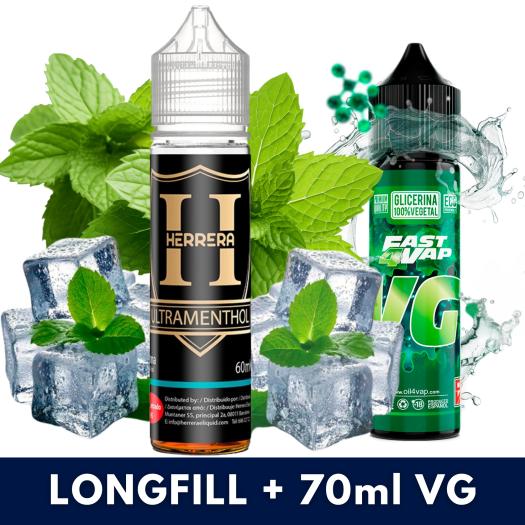 Aroma Ultramenthol 30ml (Longfill) Herrera + VG FAST 70ML