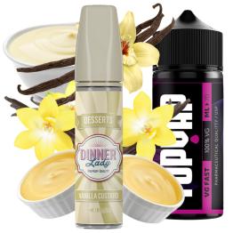 Aroma Vanilla Custard 14ml/60 (Longfill) Dinner Lady + 70ml VG