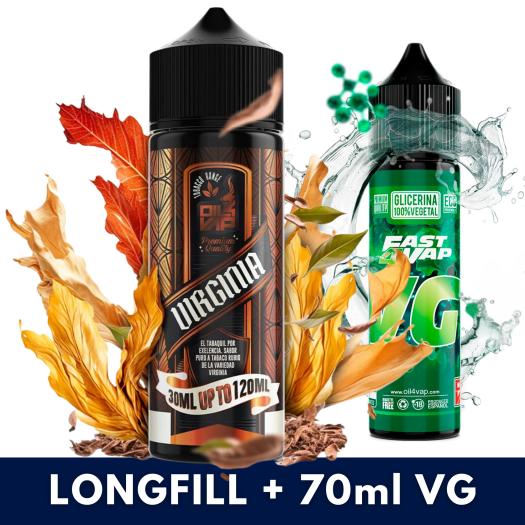 Aroma VIRGINIA 30ml/120 (Longfill) - Oil4Vap + 70ml VG Fast Aroma VIRGINIA 30ml/120 (Longfill) - Oil4Vap + 70ml VG Fast