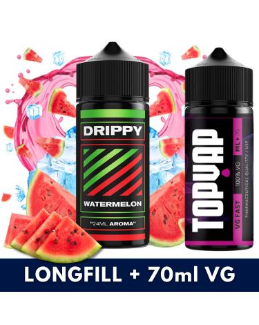 Aroma Watermelon 24ml (Longfill) Drippy + 70ml VG Fast