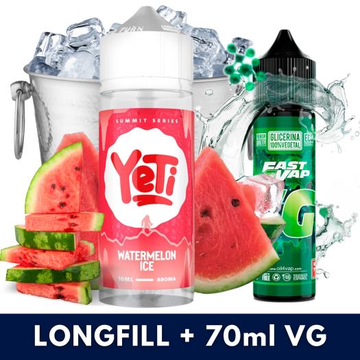 Aroma Watermelon Ice 10ml/120 (Longfill) Yeti + VG FAST 70ML