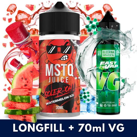 Aroma Soler-Oh Watermelon Ice 30ml/120 (Longfill) MSTQ + VG FAST 70ML