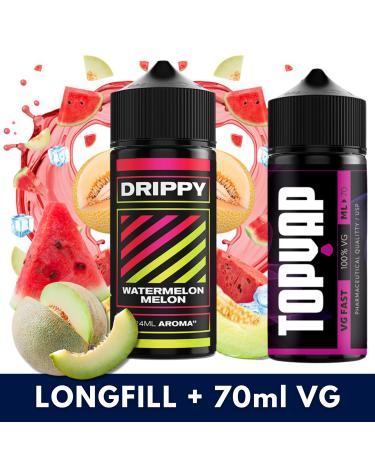 Aroma Watermelon Melon 24ml (Longfill) Drippy + 70ml VG Fast