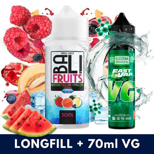 Aroma Watermelon + Melon + Berries Ice 30ml/120 (Longfill) Bali Fruits + VG FAST 70ML Aroma Watermelon + Melon + Berries Ice 30ml/120 (Longfill) Bali Fruits + VG FAST 70ML