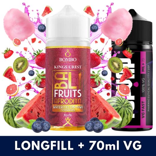 Aroma WKS Afrodita 30ml/120 (Longfill) Kings Crest + 70ml VG Fast