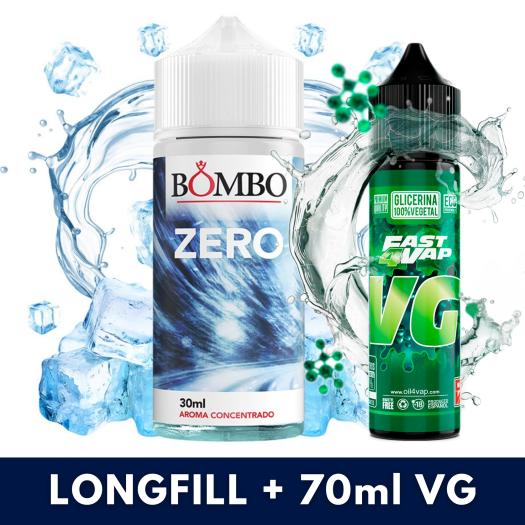 Aroma Zero 30ml/120 (Longfill) Bombo + VG FAST 70ML