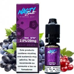ASAP GRAPE - NASTY JUICE 10 ml - 10 mg y 20 mg - Líquido con SALES DE NICOTINA