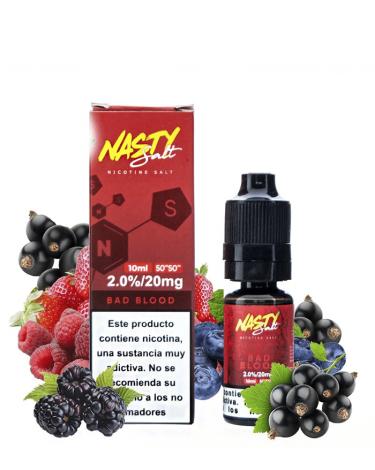 BAD BLOOD - NASTY JUICE 10 ml - 10 mg y 20 mg - Líquido con SALES DE NICOTINA