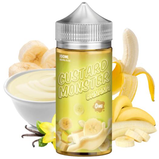 Banana Custard 100ml Custard Monster