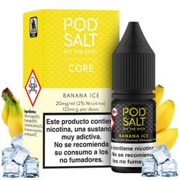 BANANA ICE 10ml - POD SALT 10 ml – Líquido com SAIS DE NICOTINA