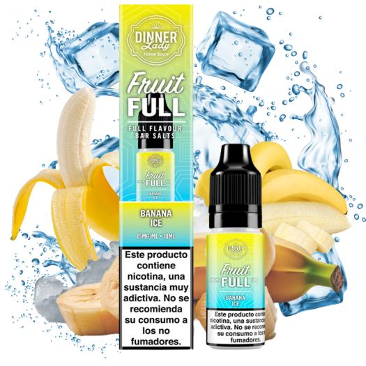 Banana Ice Dinner Lady Salts Fruit Full 10ml