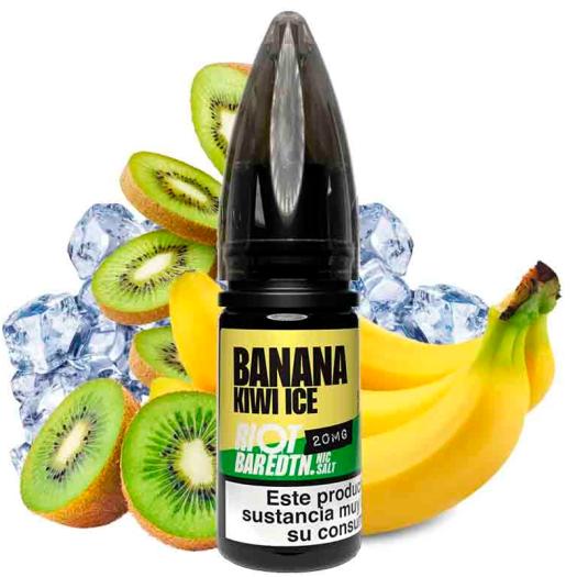 Banana Kiwi Ice 10ml - Riot Squad Bar EDTN Salt